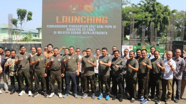 Kodam Jaya Launching Pembangunan Pengganti Aset Dari Kementerian PUPR RI