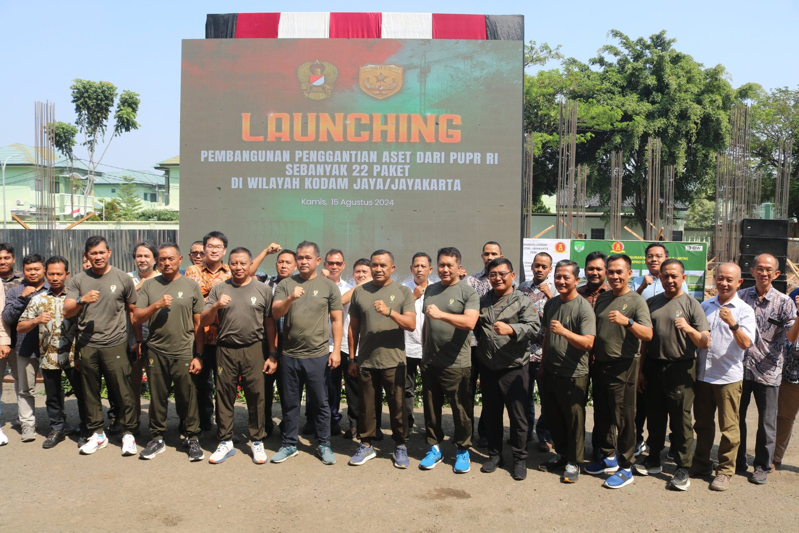 Kodam Jaya Launching Pembangunan Pengganti Aset Dari Kementerian PUPR RI