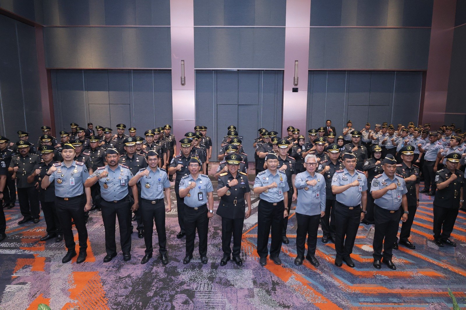 Promosi Jabatan, Karutan Bangil Hadiri Acara Pelantikan Dan Pengambilan Sumpah Pejabat Manajerial Dan Pejabat Nonmanajerial