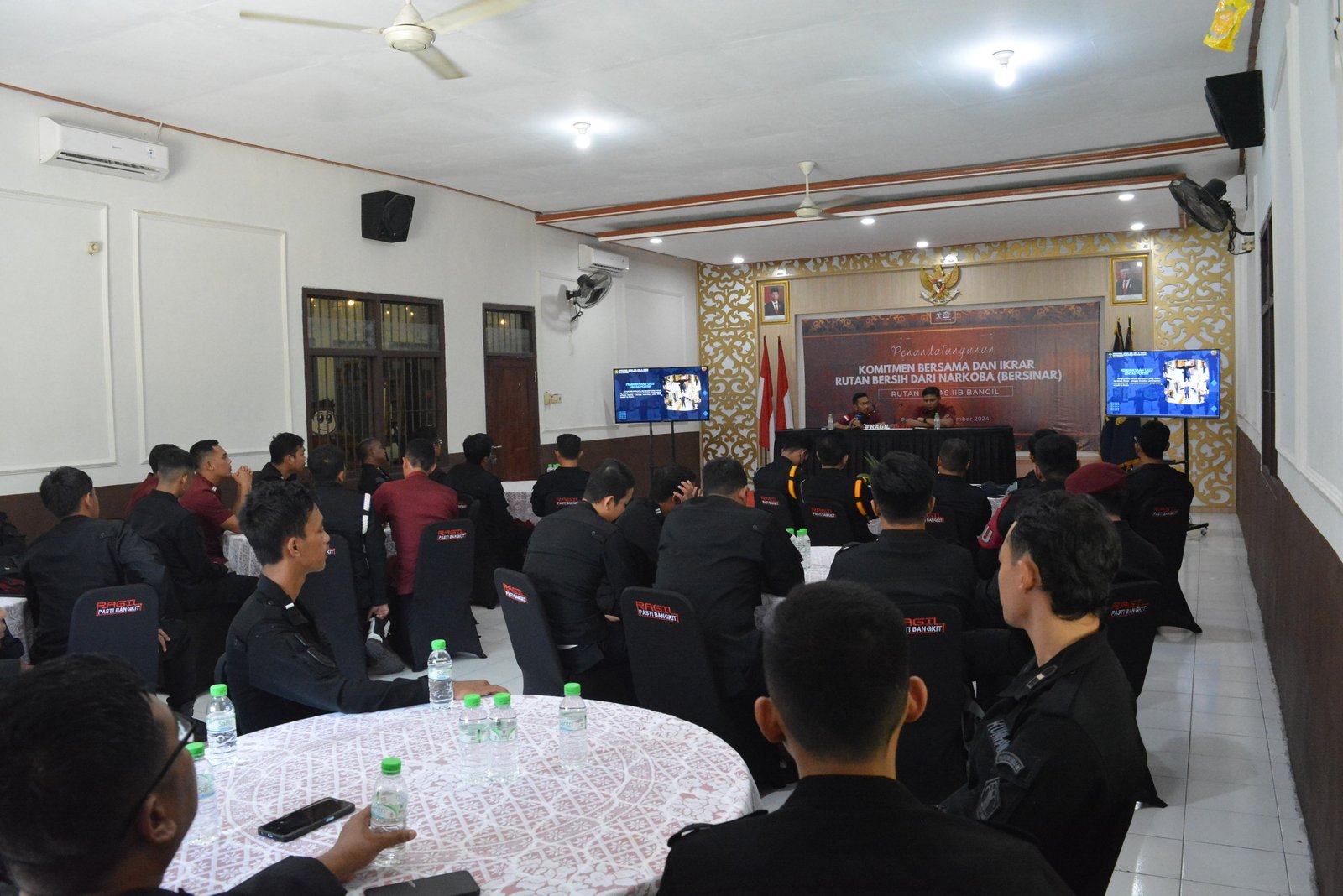 Kunci Kekuatan Tim, Rutan Kelas IIB Bangil Kanwil Kemenkumham Jatim Adakan Rapat Koordinasi Regu Pengamanan