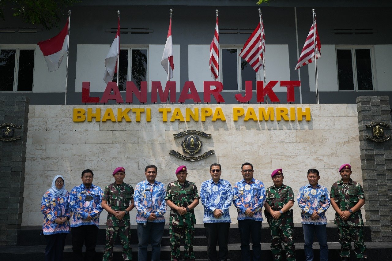 Komandan Lanmar Jakarta Terima Kunjungan Direksi PT. PAM JAYA