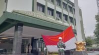 Upacara Pengibaran Bendera di Makodim 0505/JT Berlangsung Khidmat