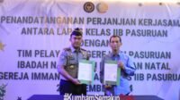 Lapas Pasuruan Gandeng 13 Tim Pelayanan Gereja, Teken Perjanjian Kerja Sama untuk Pembinaan Warga Binaan