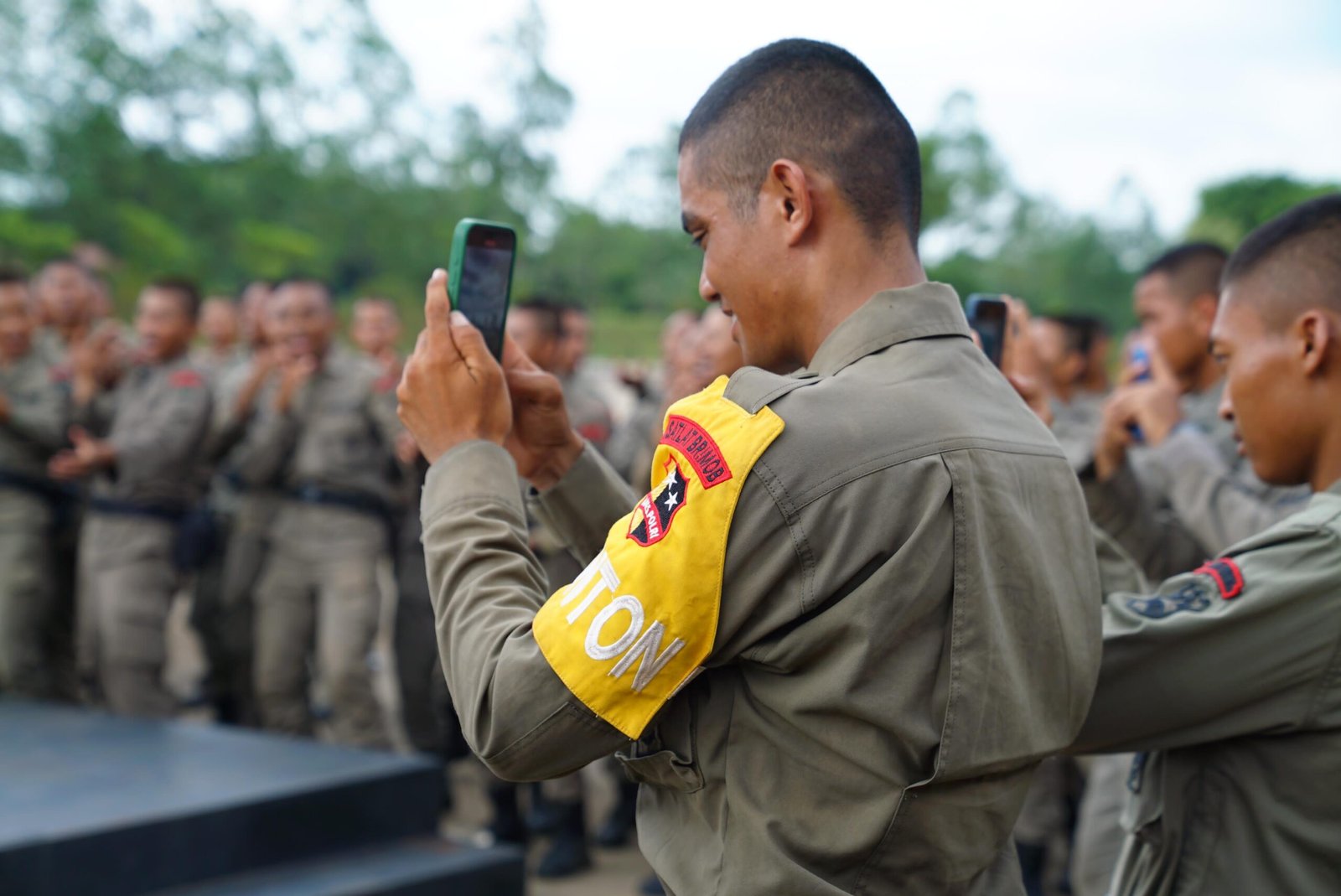 Personel Korbrimob Lulusan T.A. 2024 Ikuti Pembekalan Kehumasan di Cikeas