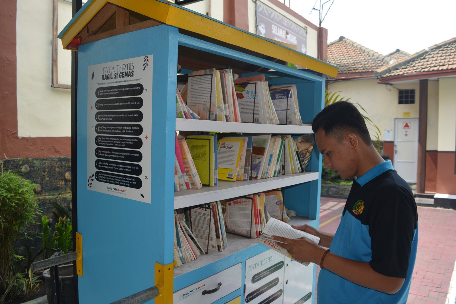 Jendela Ilmu, Rutan Bangil Bangun Budaya Literasi melalui Layanan Perpustakaan Keliling