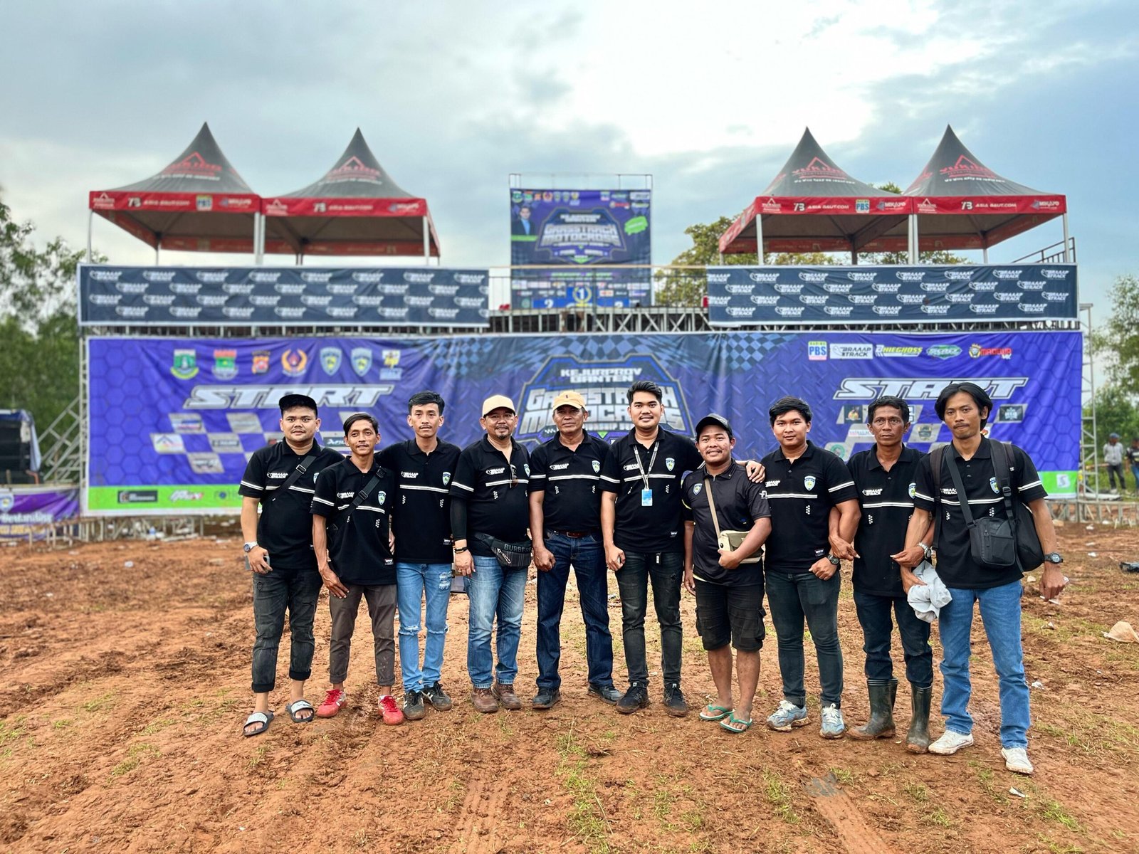 Final Kejurprov Banten Grasstrack Motocross Championship 2024 Melalui Event Organizer Braaaptrack Digelar Di Kabupaten Tangerang