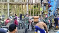 Gelorakan Gotong Royong, TNI AD dan Warga Bersatu Bangun Masjid Babus Salam