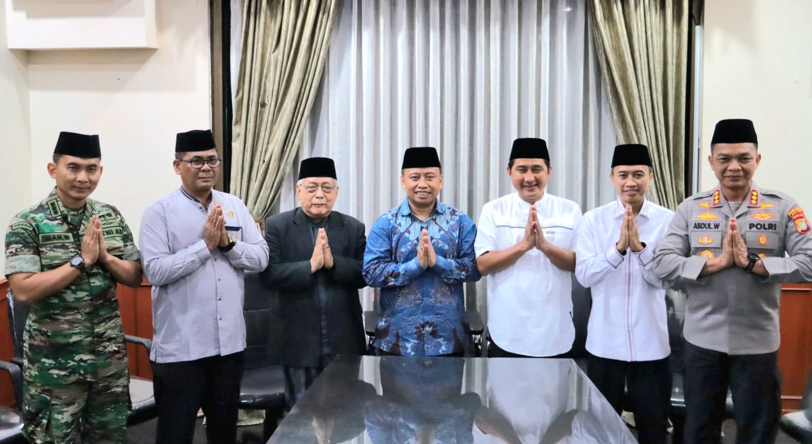 Dandim 0508/Depok Hadiri Konferensi Pers Pemkot Depok Bahas Keamanan dan Kondusifitas Selama Ramadan