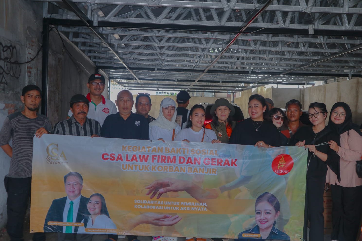 CSA Law Firm dan GERAK Kolaborasi dalam Aksi Bakti Sosial untuk Korban Banjir Jakarta