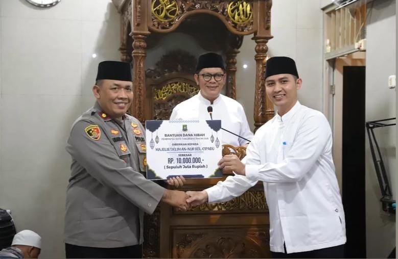 Maryono Hasan Wakil Walikota Tangerang, Hadiri Safari Ramadhan Di Masjid Jami Daarul Ilmi Kecamatan Larangan