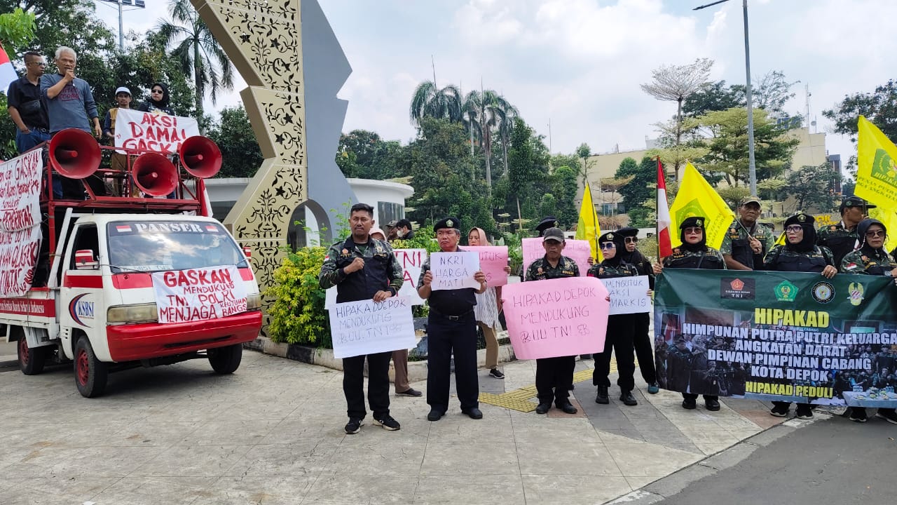 Aksi Damai GASKAN dan HIPAKAD: Desak Pemkot Depok Dukung Pemerintahan Bersih dan Bebas Korupsi