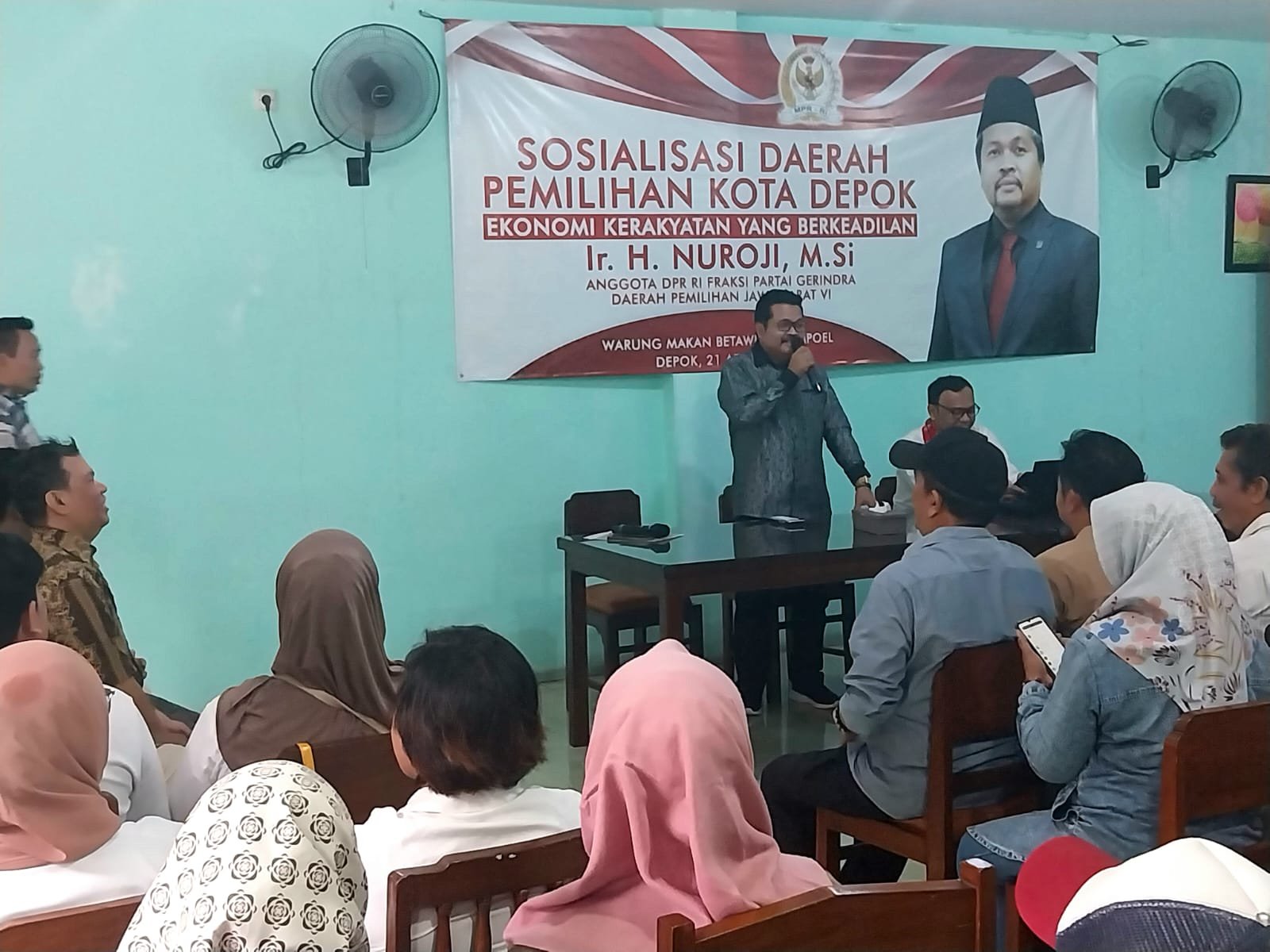 Anggota Komisi IX Sosialissi Pemilihan Kota Bahas Ekonomi Kerakyatan