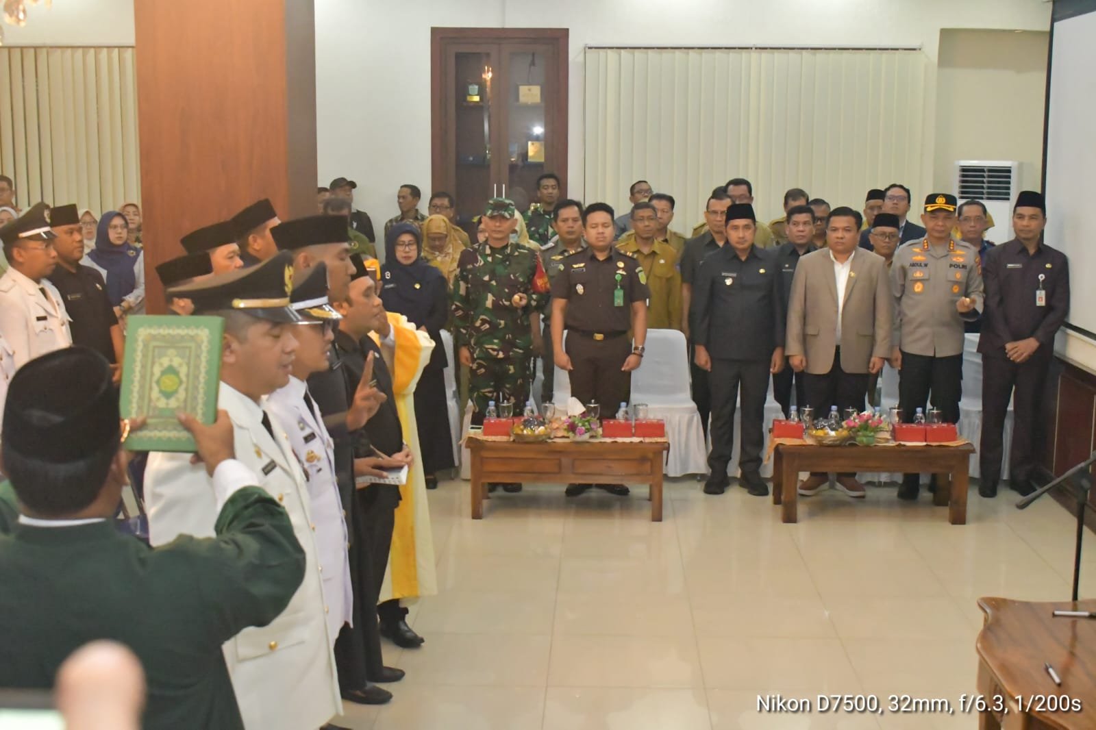 Dandim 0508/Depok Hadiri Pelantikan Pejabat untuk Tingkatkan Layanan