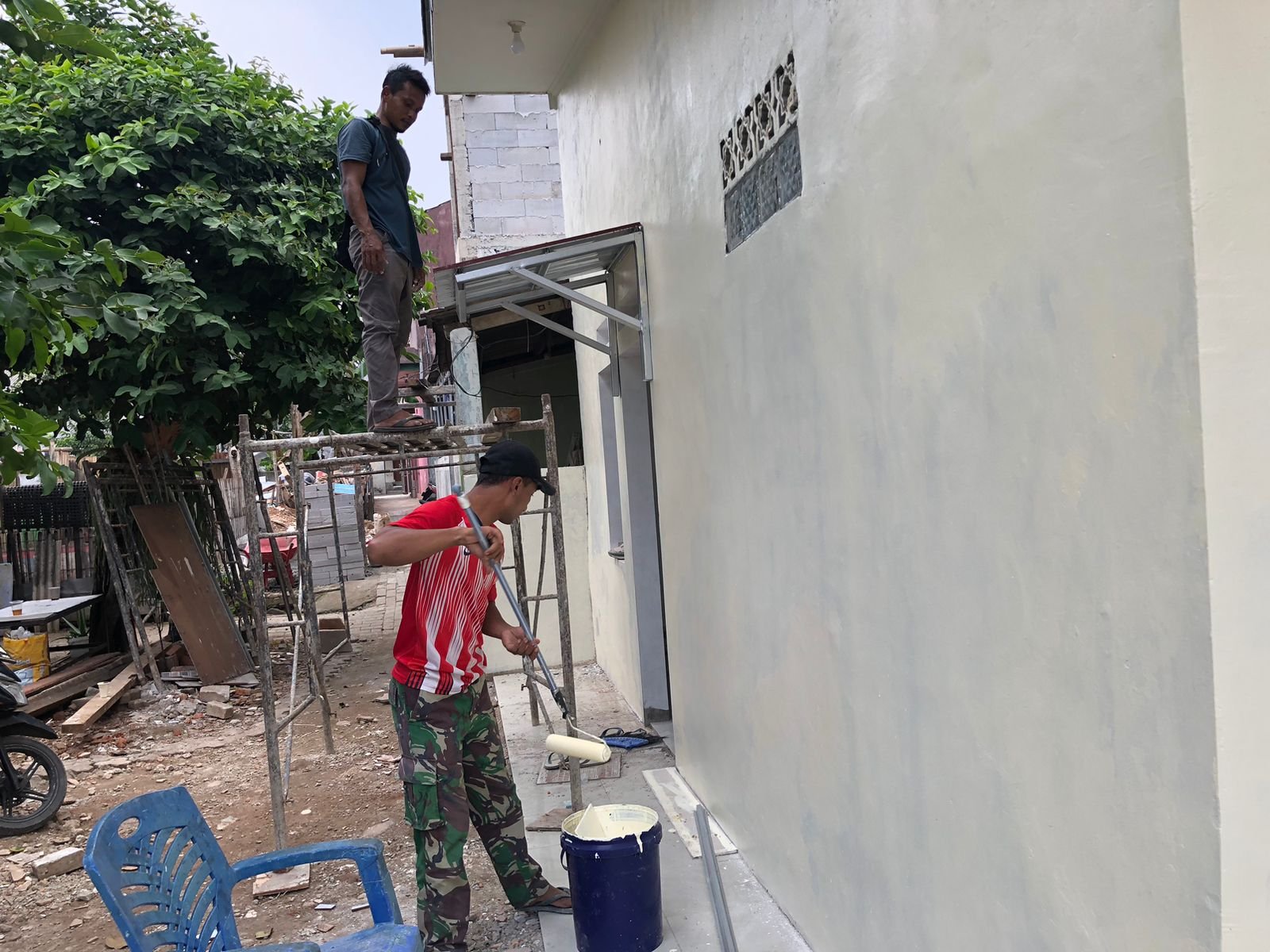 TMMD ke-124 Depok: Tiga RTLH di Harjamukti Hampir Rampung