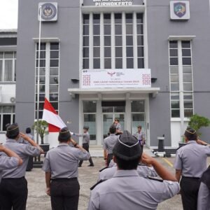 Lapas Purwokerto Gelar Upacara Peringatan Hari Lahir Pancasila Tahun 2025