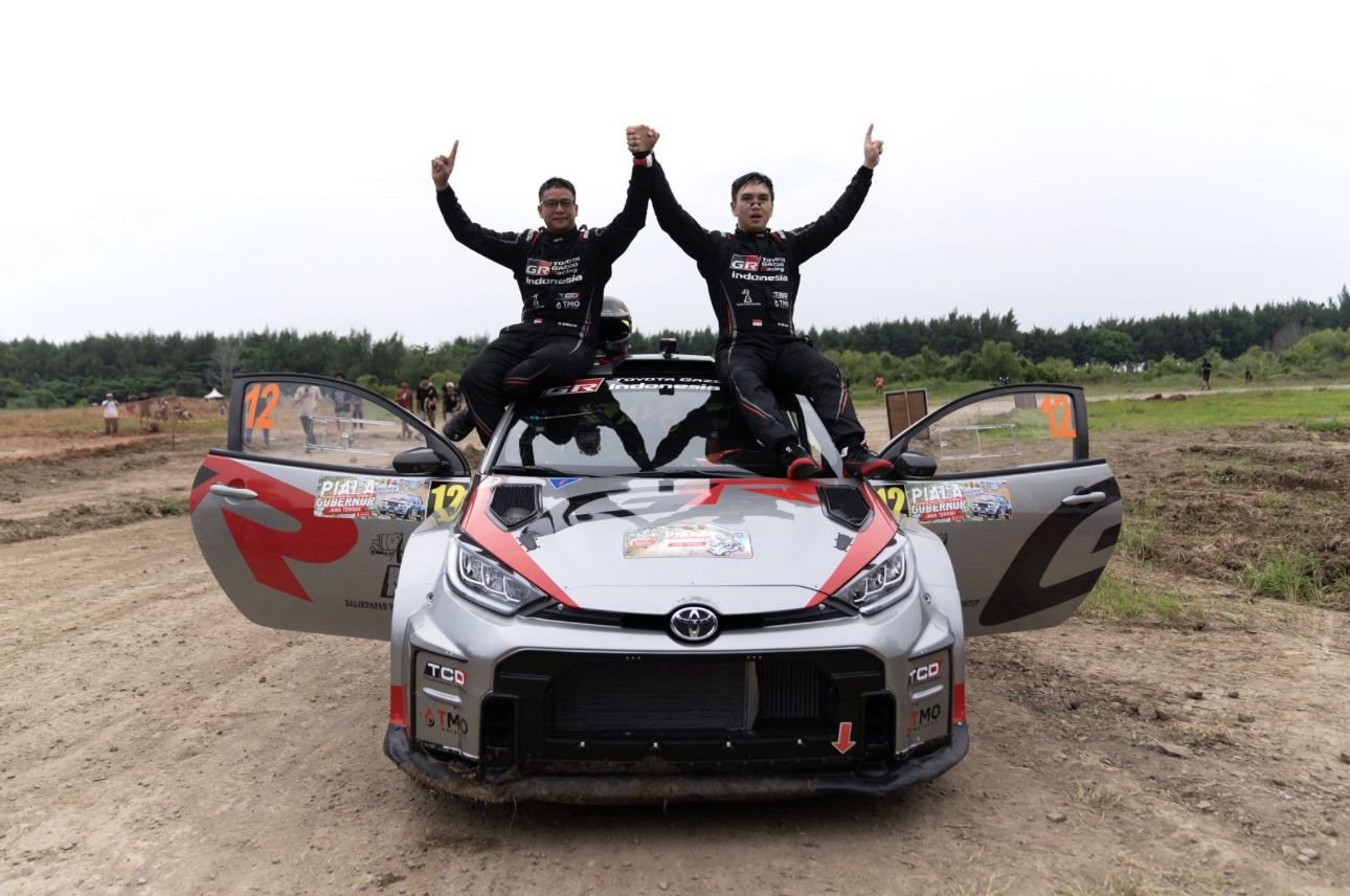 Ryan Nirwan Juara Overall dan RC2 dengan GR Yaris Rally2 di Semarang