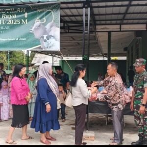 Pelaksanaan Sholat Idul Adha dan Penyembelihan Hewan Qurban di Kodim 0210/TU