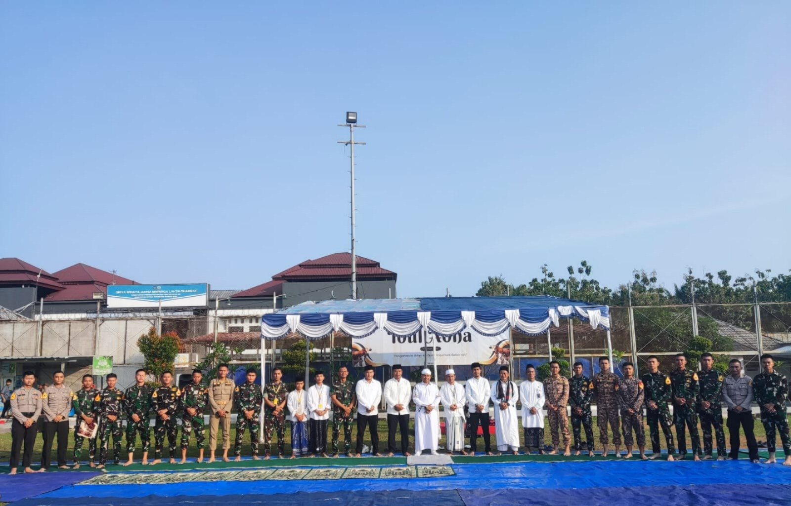 Taruna Latsitardanus Sholat Idul Adha 1446 H Bersama Warga Binaan Lapas Cilegon