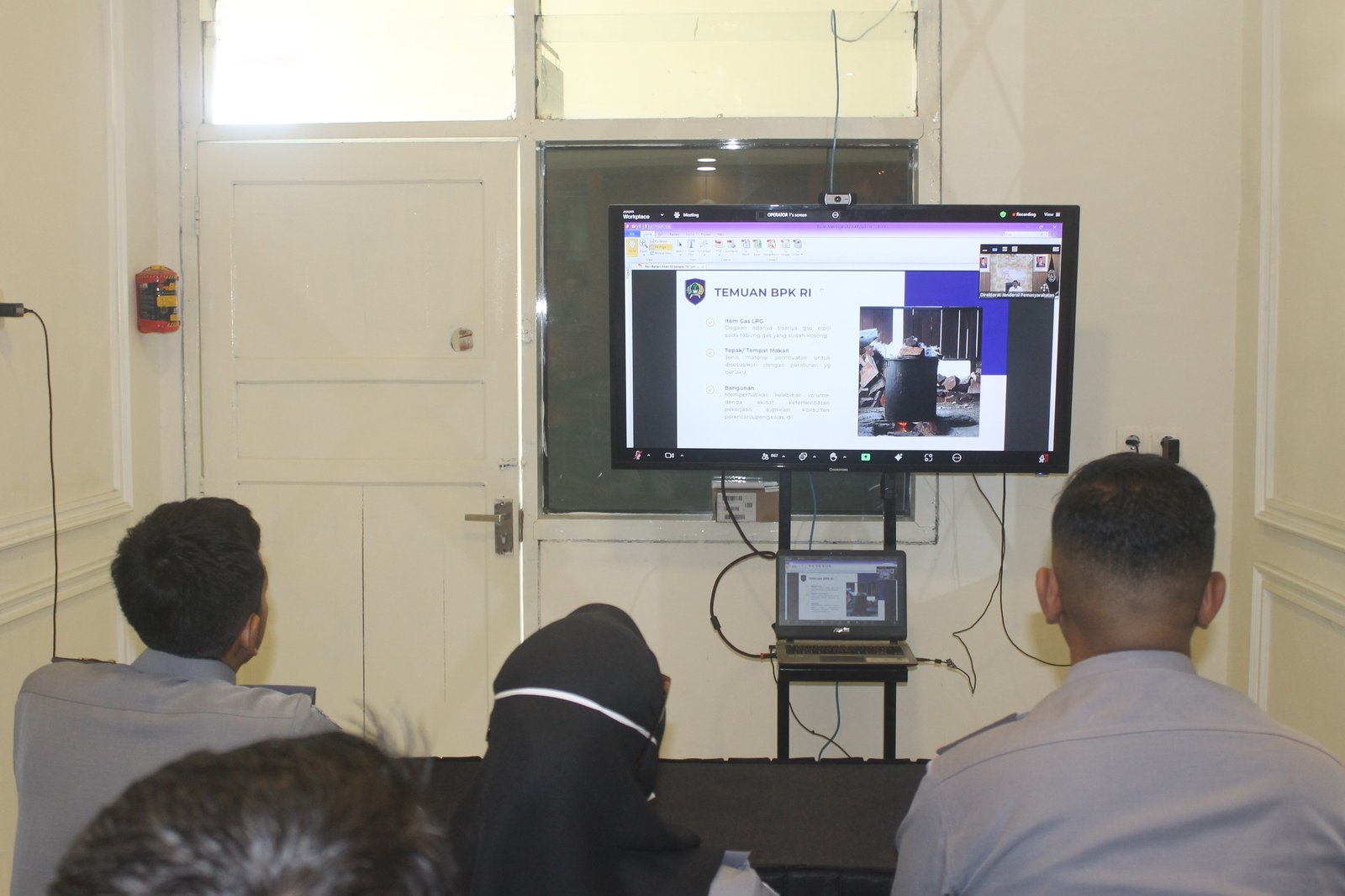 Evaluasi Kinerja, Rutan Bangil Hadiri Anev Bersama Dirjenpas Secara Daring