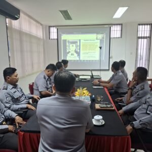 Lapas Purwokerto Ikuti Evaluasi Kinerja Pemasyarakatan Secara Virtual