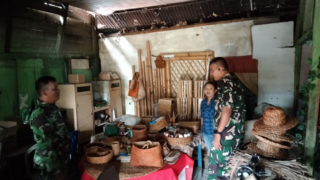 Dandim 0210/TU Dorong UMKM Eceng Gondok Lokal Tembus Pasar Modern dan Menjadi Kerajinan Bernilai Jual