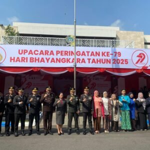 Sinergitas Terjaga, Lapas Tulungagung Hadiri Tasyakuran HUT Bhayangkara ke-79