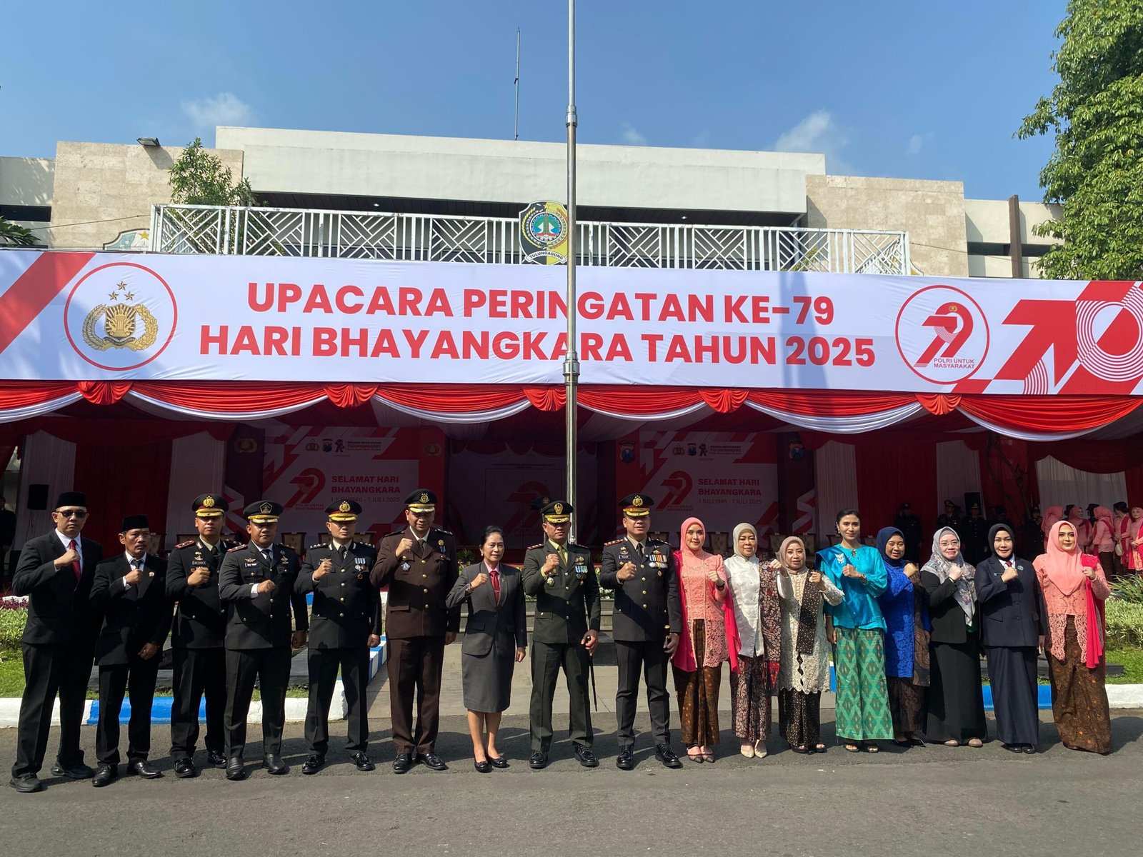 Sinergitas Terjaga, Lapas Tulungagung Hadiri Tasyakuran HUT Bhayangkara ke-79