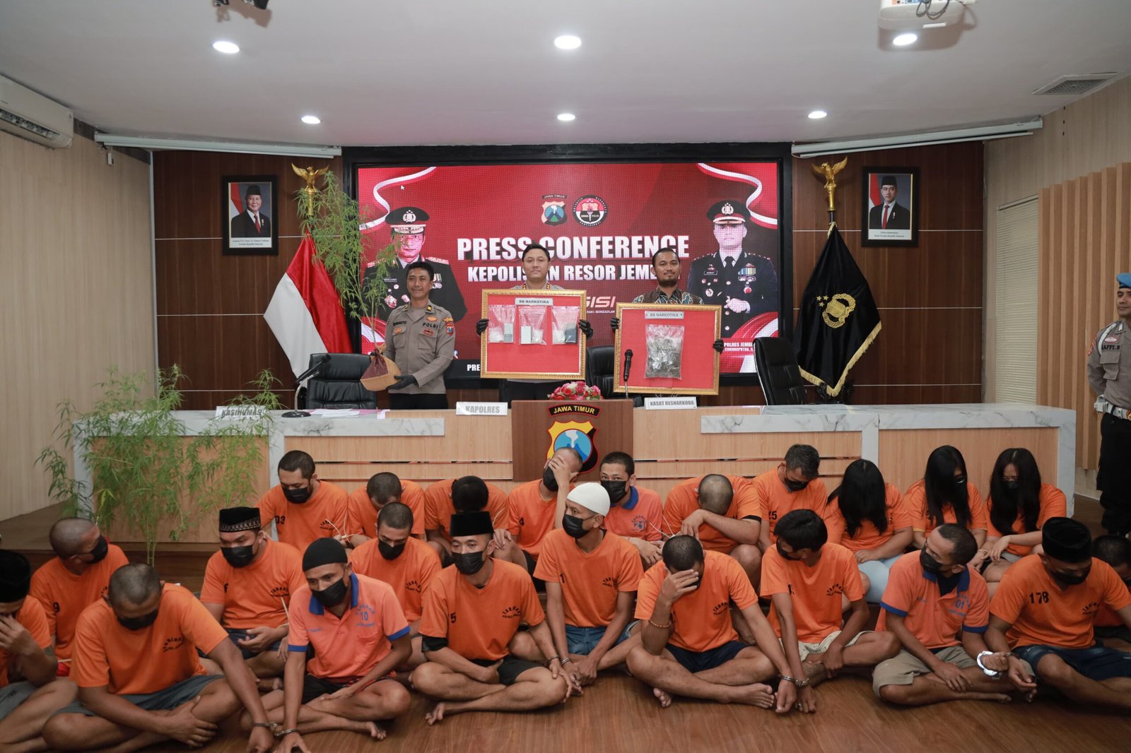 Polres Jember Rilis Hasil Ungkap Kasus Narkoba Selama Juni 2025, 19 Kasus dan 27 Tersangka Diamankan