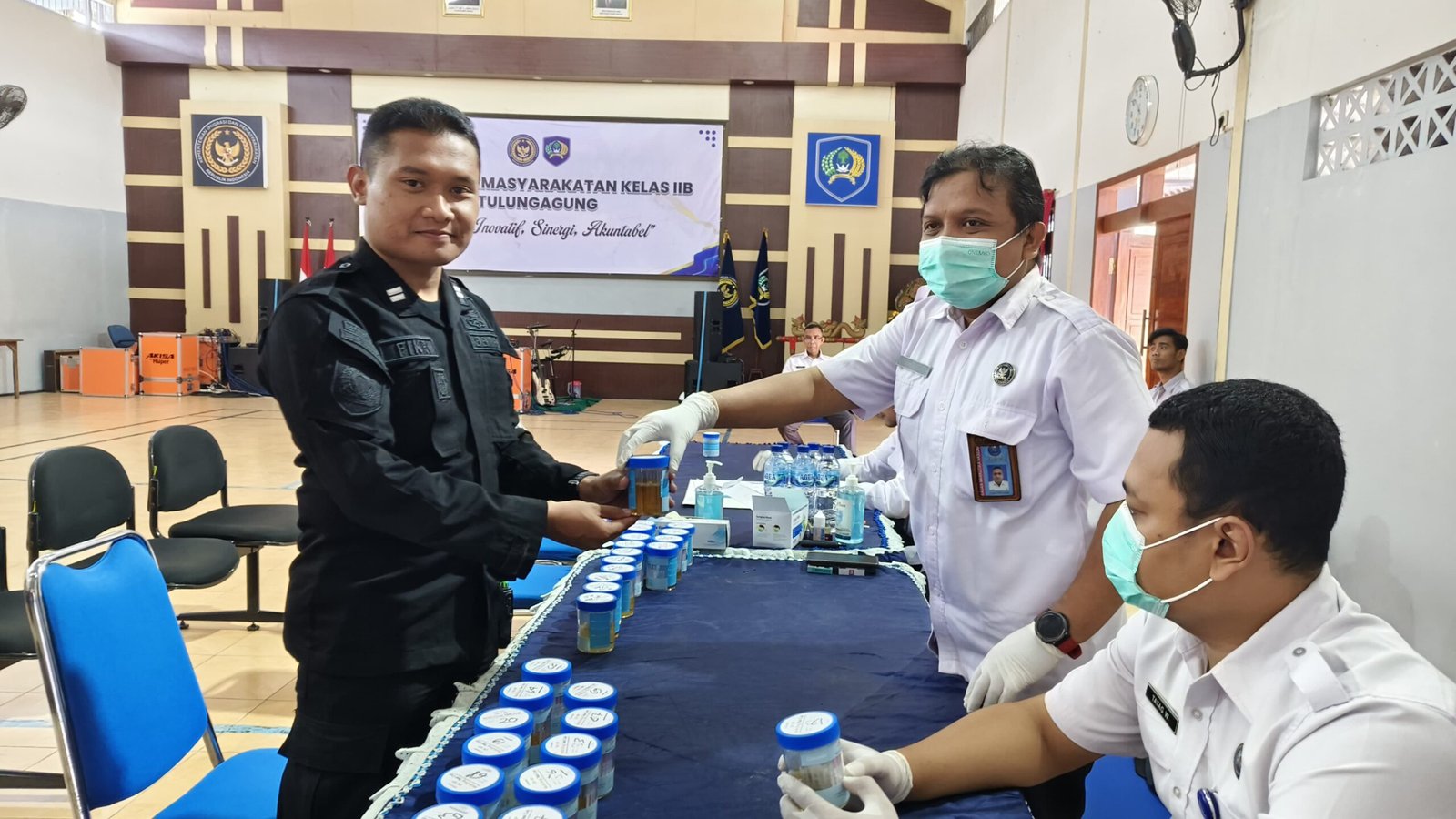 Tes Urine di Lapas Tulungagung: Komitmen Bersama BNNK Tulungagung Menuju Lapas Bersih dari Narkoba