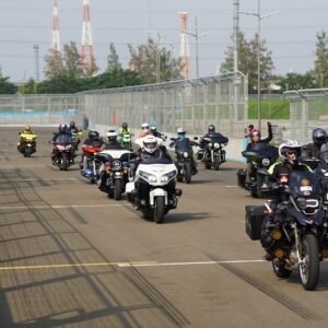 MBI Jakarta Bersama PomDam Jaya Gelar Pelatihan Safety Riding Di Ex Sirkuit Formula E Ancol