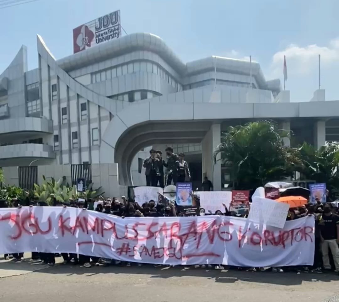Terkait PIP, Mahasiswa JGU Demo