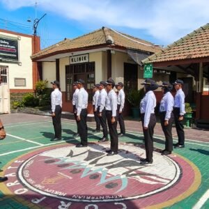 Mentalitas Dibentuk, CPNS Rutan Bangil Jalani Pelatihan Baris Berbaris