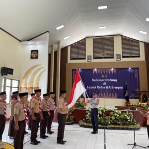 Karutan Surakarta Hadiri Pelantikan Mabigus dan Pengurus Pramuka Pangkalan Lapas Kelas IIA Sragen