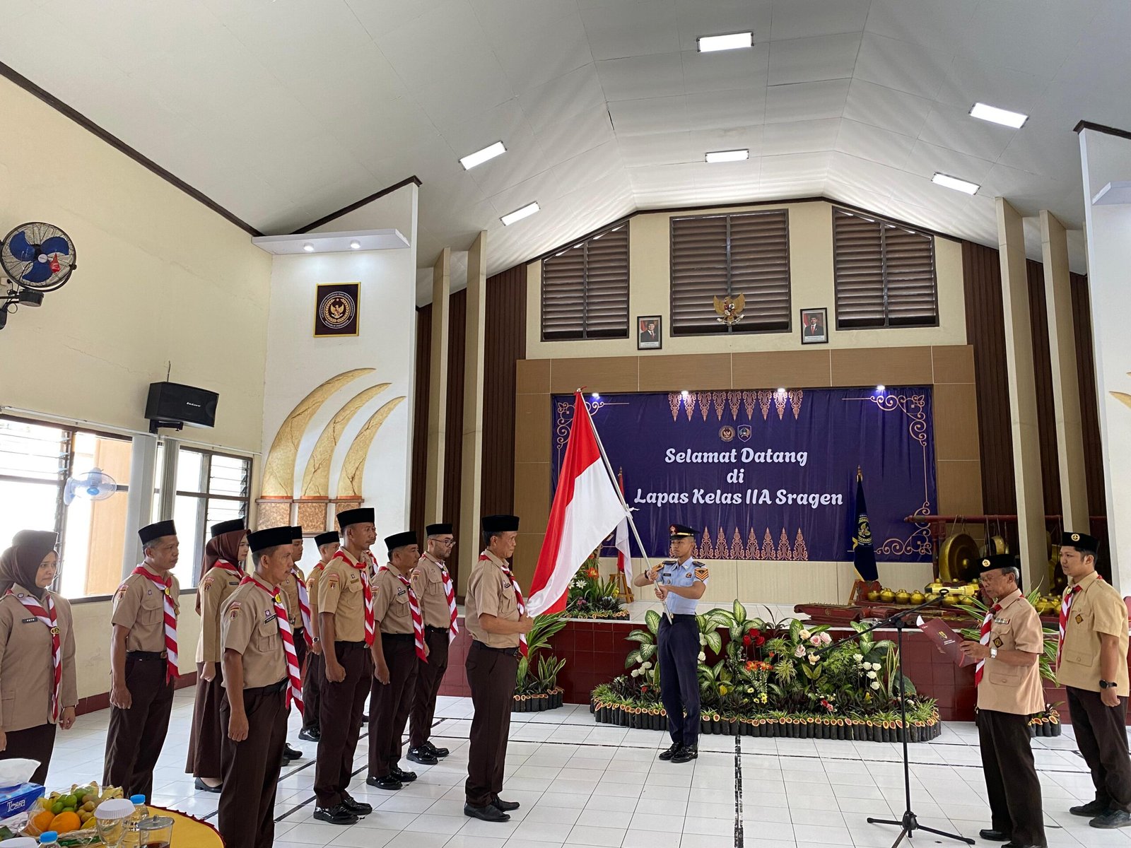 Karutan Surakarta Hadiri Pelantikan Mabigus dan Pengurus Pramuka Pangkalan Lapas Kelas IIA Sragen