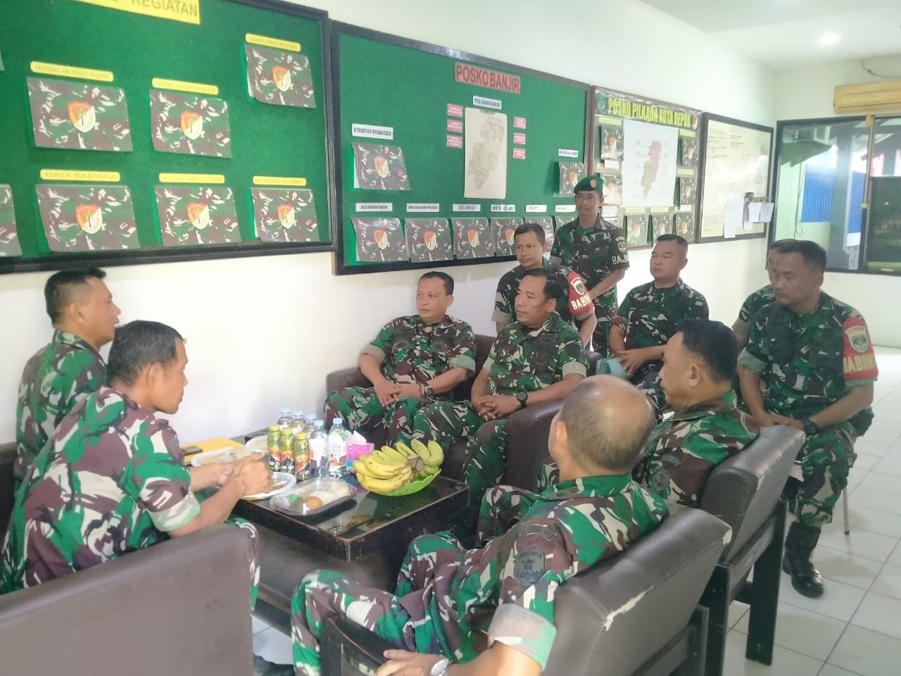 Koramil 03 Sukmajaya Kodim 0508/Depok Sambut Tim Penilai Lomba Binsat