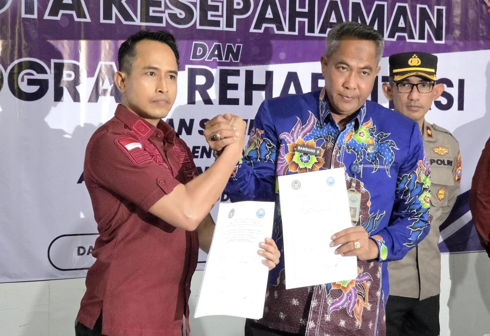Rutan Sampang Gelar Penandatanganan Nota Kesepahaman Bersama APH dan Resmi Membuka Program Rehabilitasi