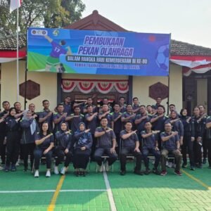 Kukuhkan Sportivitas, Rutan Bangil Resmi Buka Pekan Olahraga Peringatan Hari Kemerdekaan ke-80