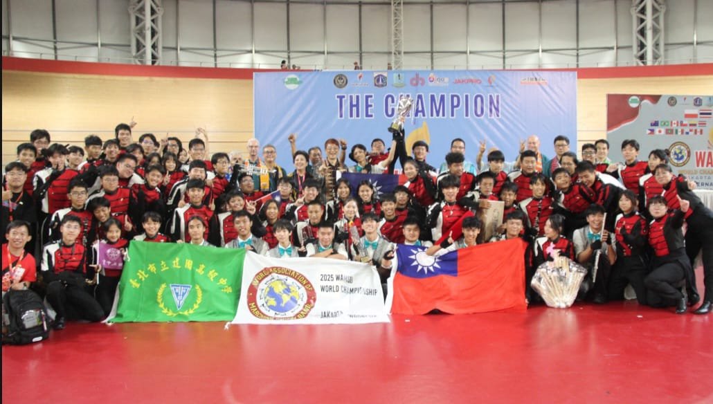 Chien Kuo High School Marching Band, Taiwan Juara 2025 WAMSB World Championship