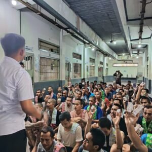 Penuhi Hak Dasar Warga Binaan, Lapas Cilegon Bagikan Perlengkapan Mandi dan Sabun Cuci