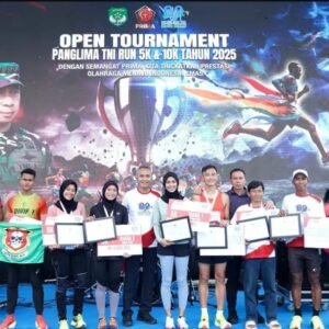 Danrem 051/Wkt Meriahkan Panglima TNI Run 2025 di Silang Monas