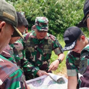 Kunjungan Kerja Asrendam Kodam Jaya ke Lahan Pembangunan Batalyon YTP di Depok