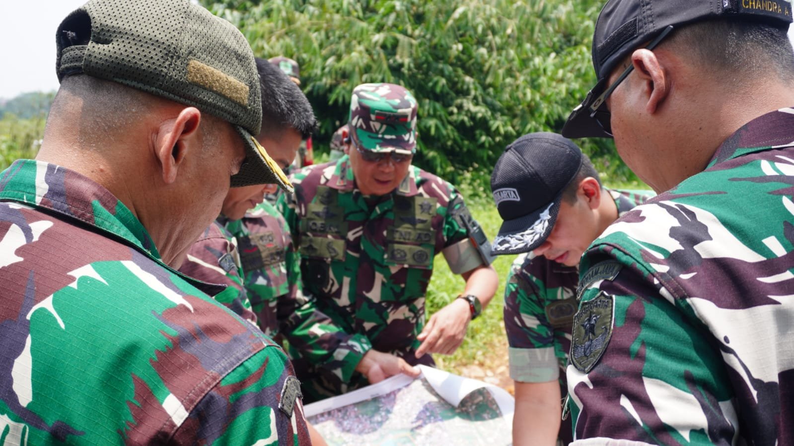 Kunjungan Kerja Asrendam Kodam Jaya ke Lahan Pembangunan Batalyon YTP di Depok