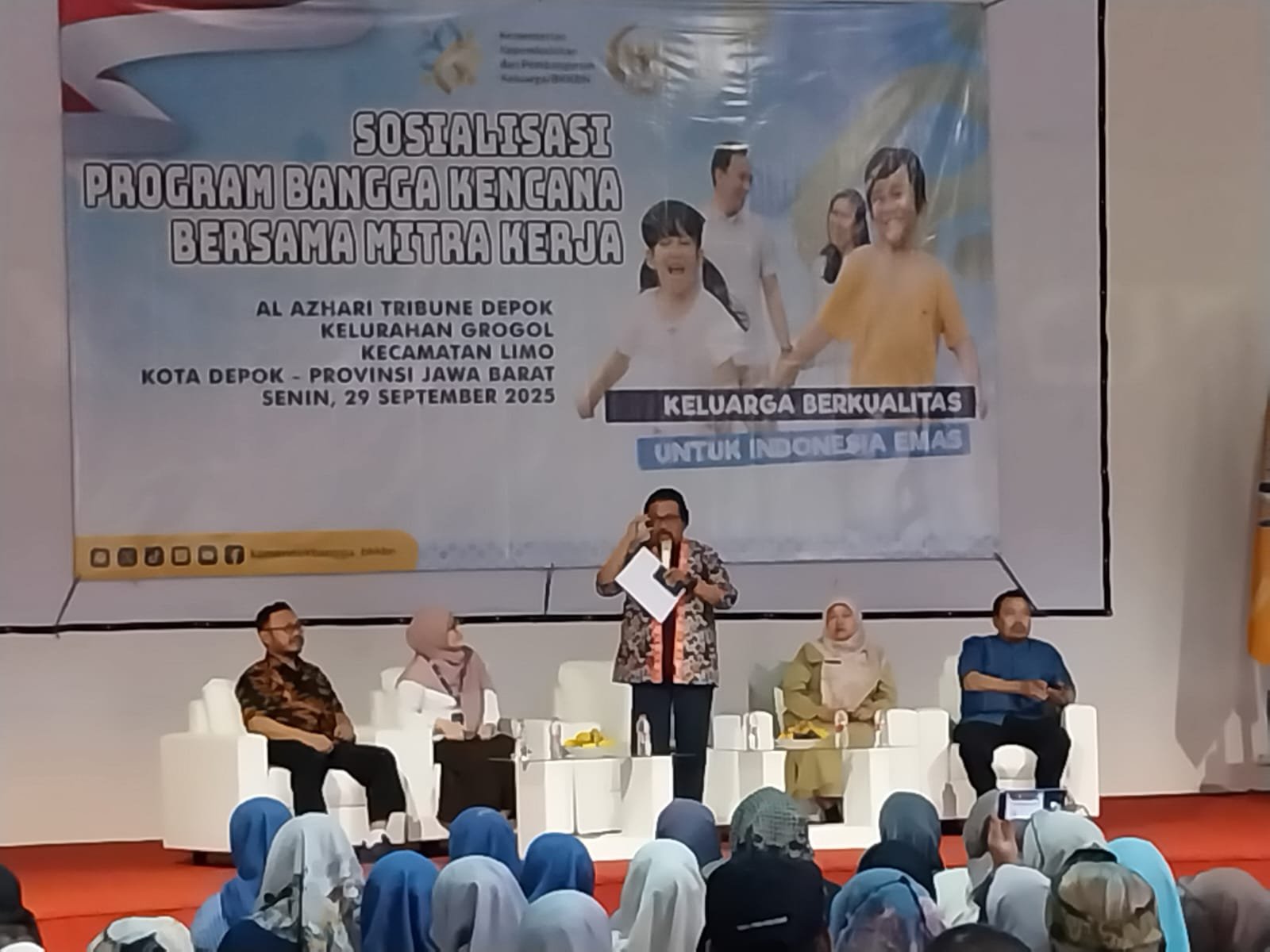 Kemendukbangga Bersama DPR Gaungkan Keluarga Berkualitas Menuju Indonesia Emas