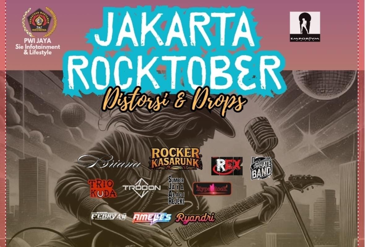Tease Club Emporium Jadi Tuan Rumah "Jakarta Rocktober: Distorsi & Drops"