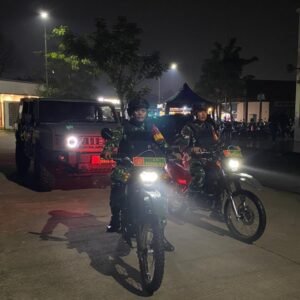 Patroli Keamanan Berkendaraan Maung Kodim 0508/Depok: Kolaborasi TNI dan Banser Pastikan Wilayah Aman