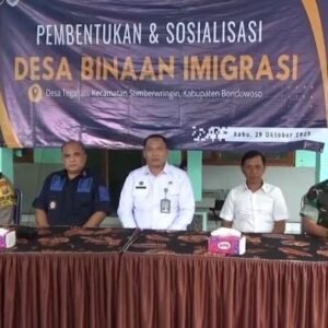 Kantor Imigrasi Jember Bentuk Desa Binaan di Bondowoso
