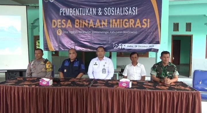 Kantor Imigrasi Jember Bentuk Desa Binaan di Bondowoso