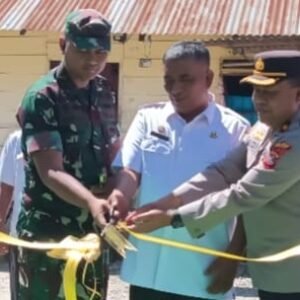 Dandim 0210/TU Letkol Kav Ronald Tampubolon Resmikan Sumur Bor di Dusun II Desa Maju