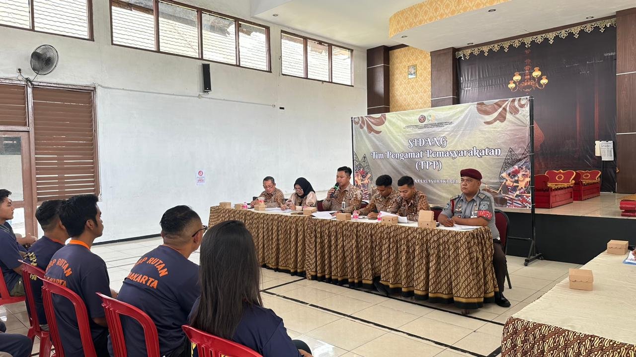 Sidang TPP Rutan Surakarta Bahas Pengusulan Program Integrasi, Tekankan Teknis Pengusulan dan Monev Pembinaan