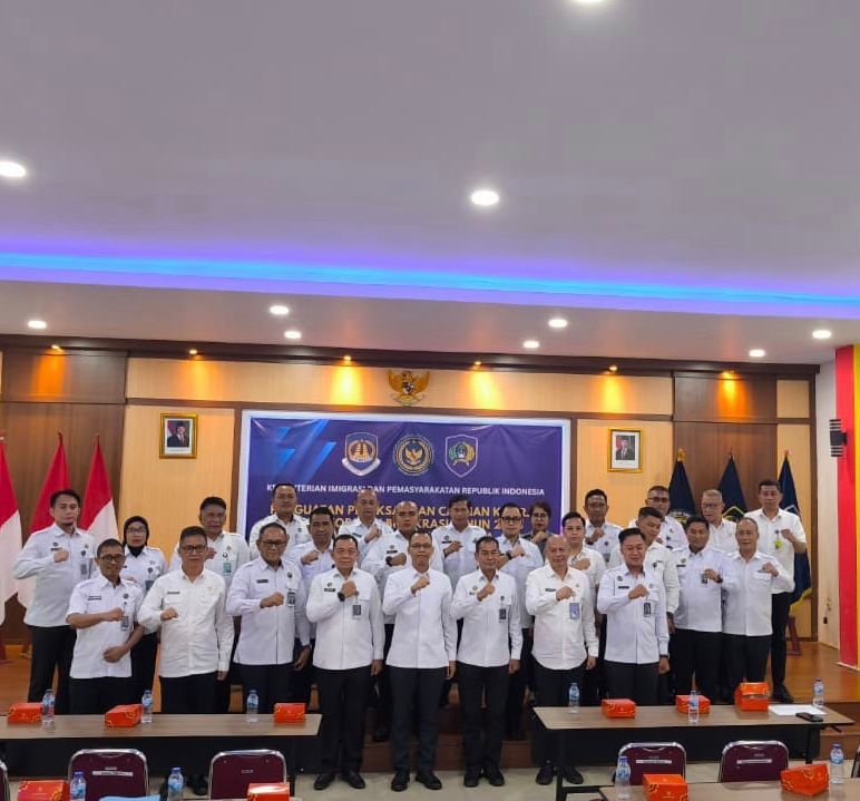 Kalapas Bitung Ikuti Penguatan Reformasi Birokrasi Bersama Staf Khusus Menteri Hukum dan HAM